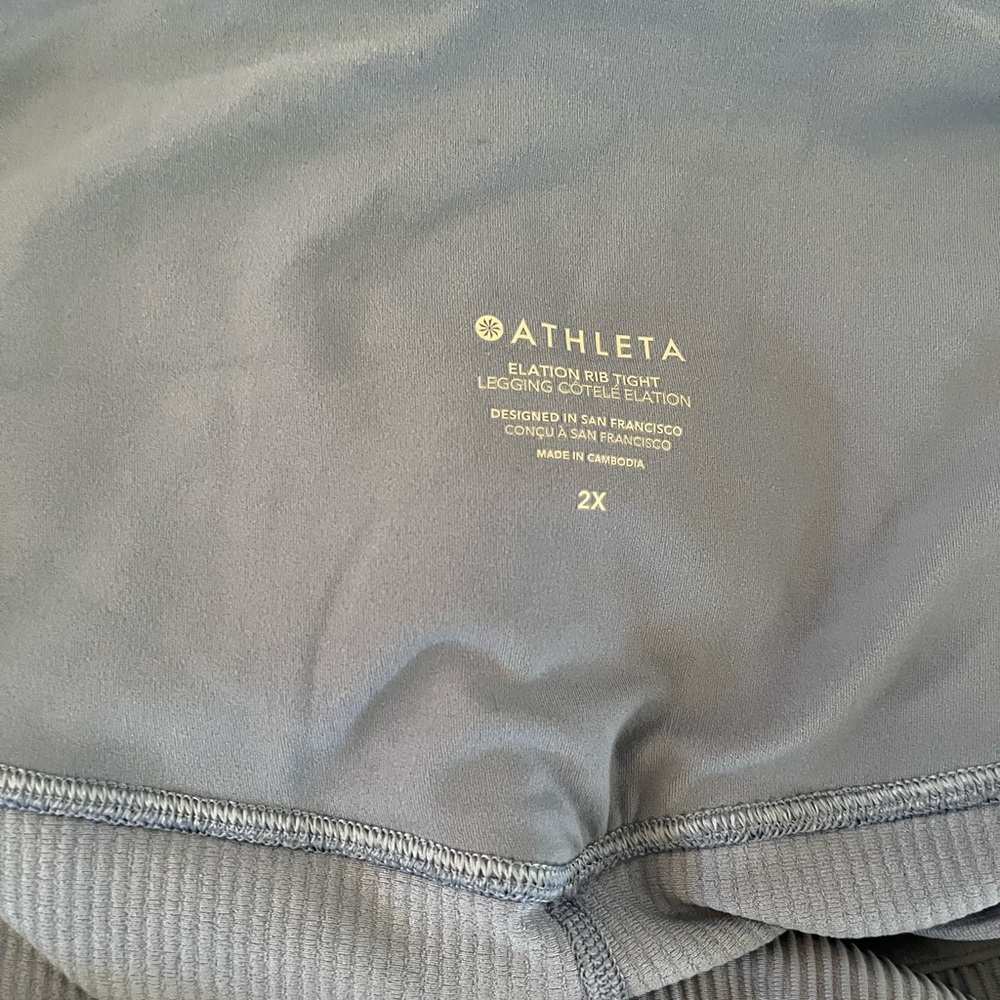 New Without Tags Athleta Ribbed Tight - Picture 2 of 3